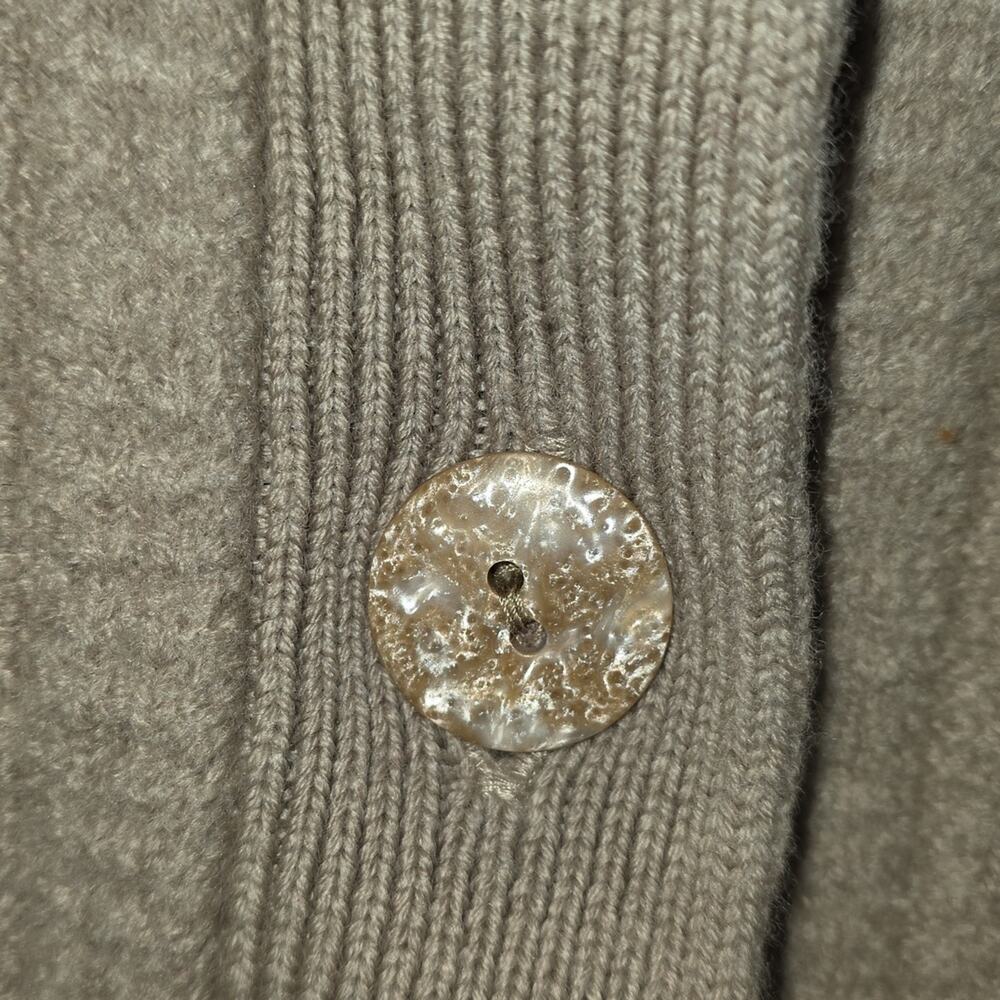 Banana Republic Tan Beige 100% Wool Button-Up Jacket Womens M 2009 Clean Simple - Picture 9 of 9